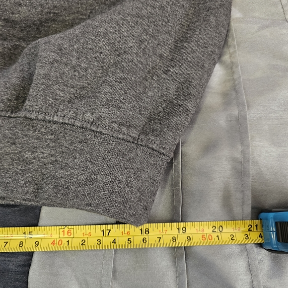 Gildan Heavy Blend Dog Dad Embroidered Gray Fleece Sweatshirt XL - Picture 15 of 15